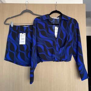 Zara two piece set. New with tags. Size XS